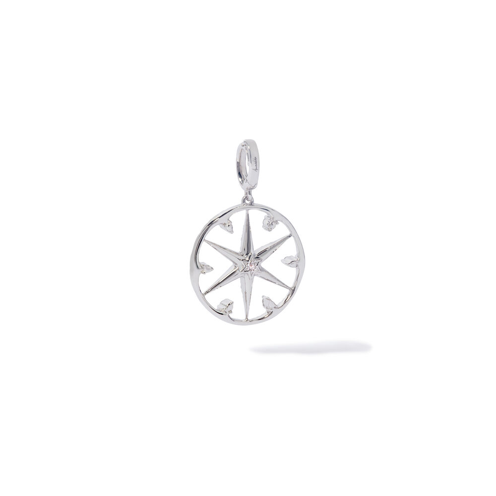 Mythology 18ct White Gold Diamond Small Star Charm | Annoushka jewelley
