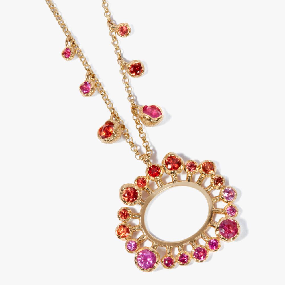 Hidden Reef 18ct Gold Sapphire Necklace | Annoushka jewelley