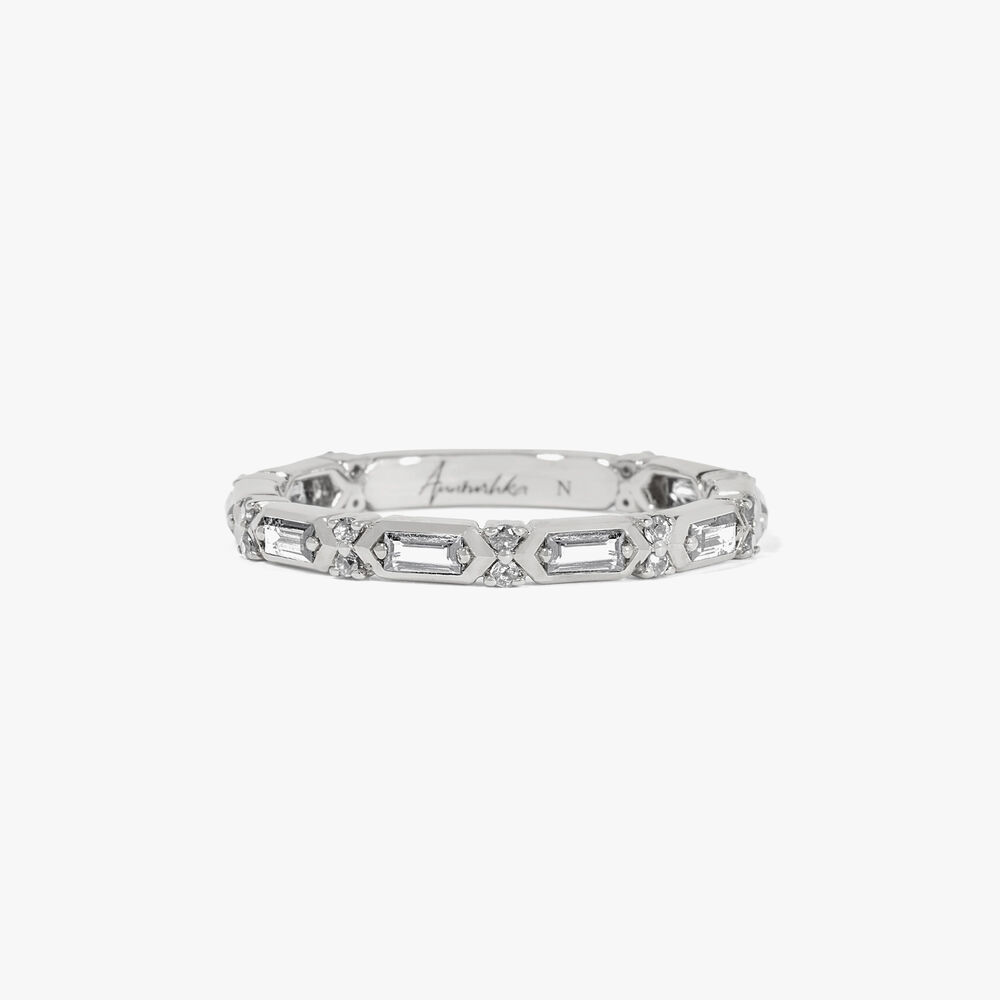 18ct Gold Diamond Baguette Ring | Annoushka jewelley