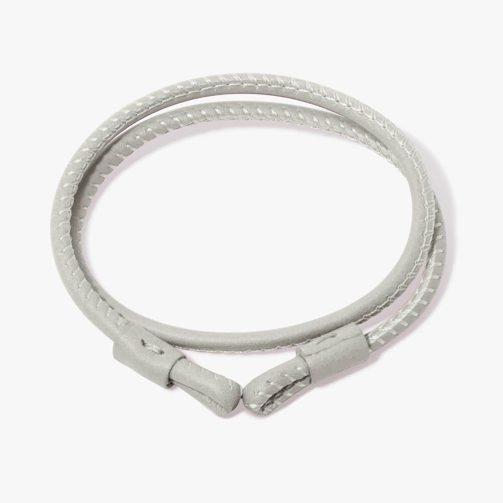 35cms Cream Leather Bracelet | Annoushka jewelley