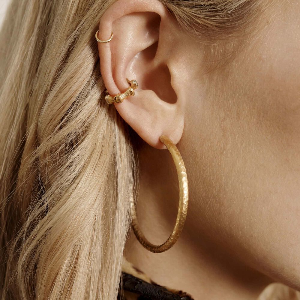 Bamboo 18ct Gold Ear Cuff | Annoushka jewelley