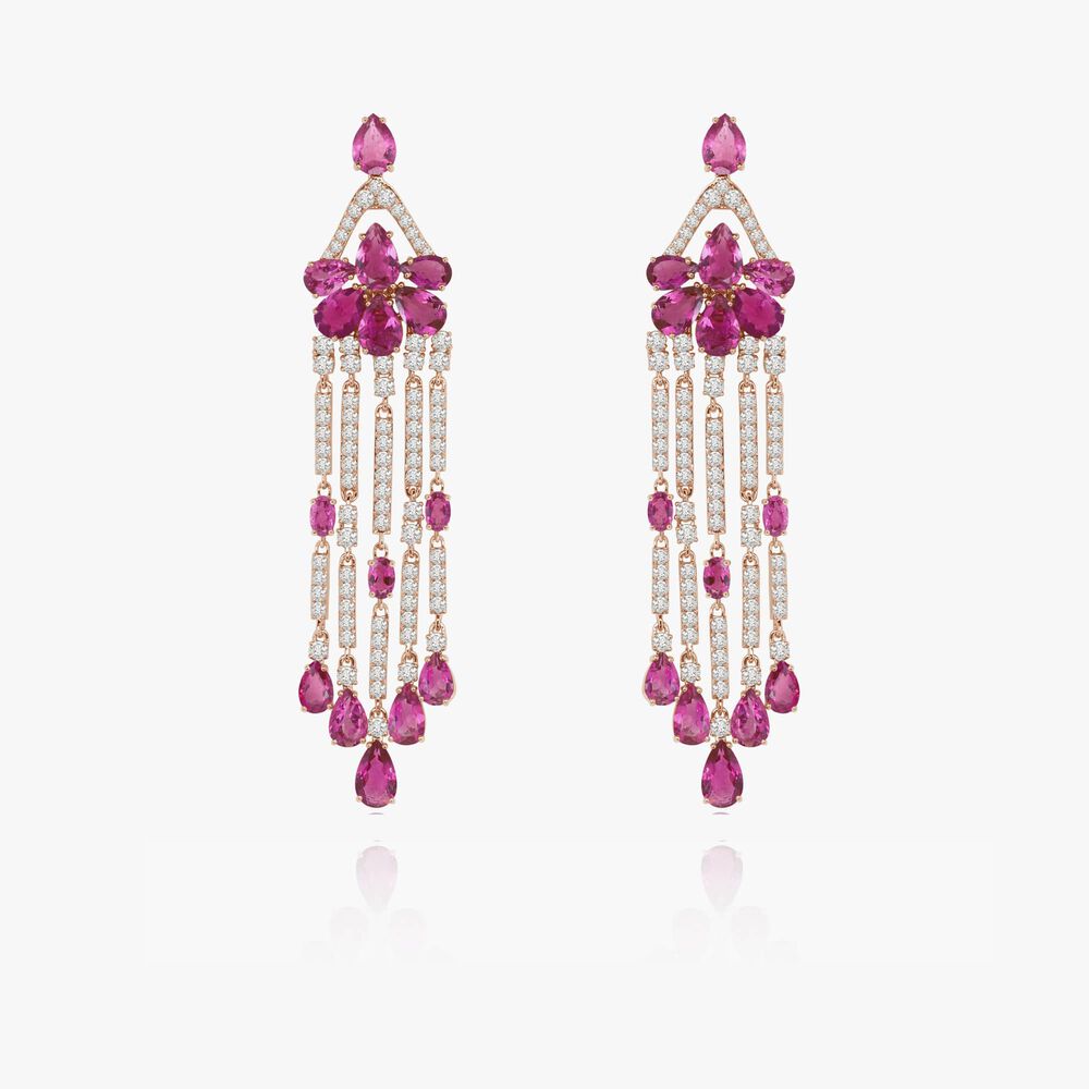 Sutra Pink Tourmaline Earrings | Annoushka jewelley