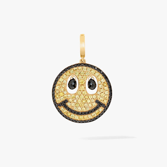 Mythology 18ct Gold Yellow Sapphire Smiley Face Charm