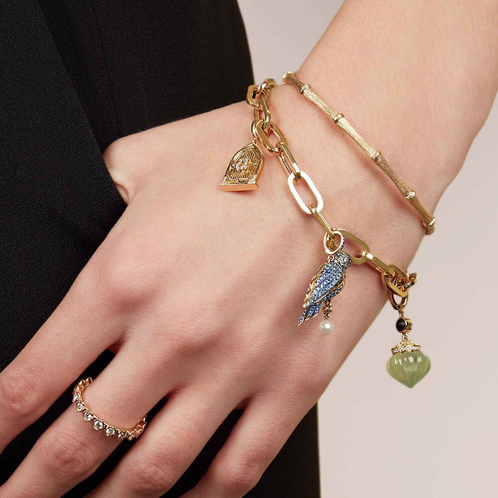 18ct Gold & Diamond Dreamer Charm Bracelet | Annoushka jewelley