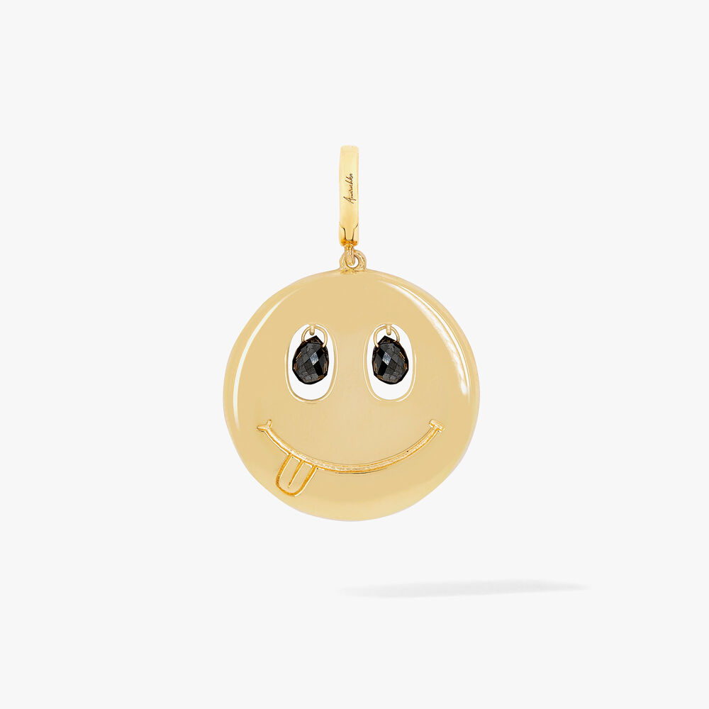 Mythology 18ct Gold Yellow Sapphire Smiley Face Necklace | Annoushka jewelley