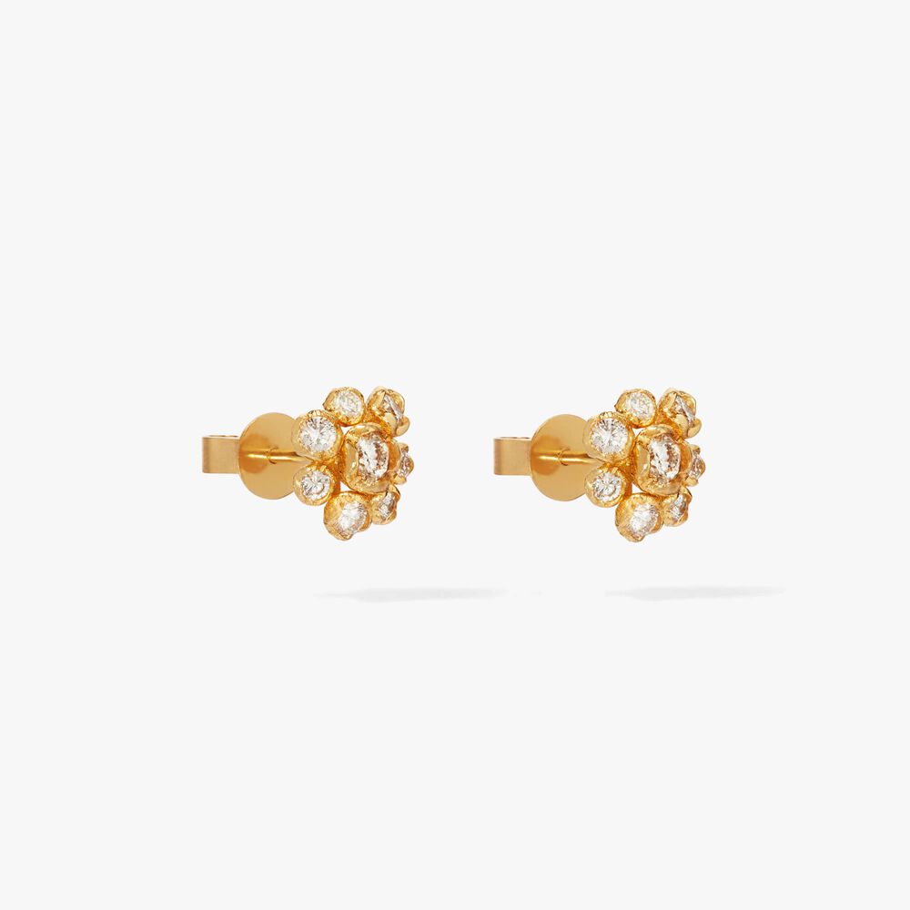 Hidden Reef 18ct Gold Diamond Studs | Annoushka jewelley