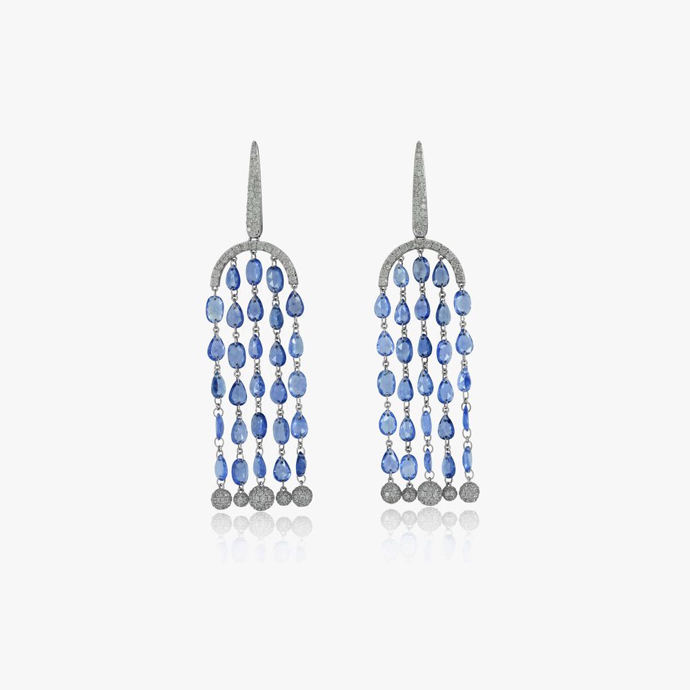 Sutra Sapphire Chandelier Earrings | Annoushka jewelley