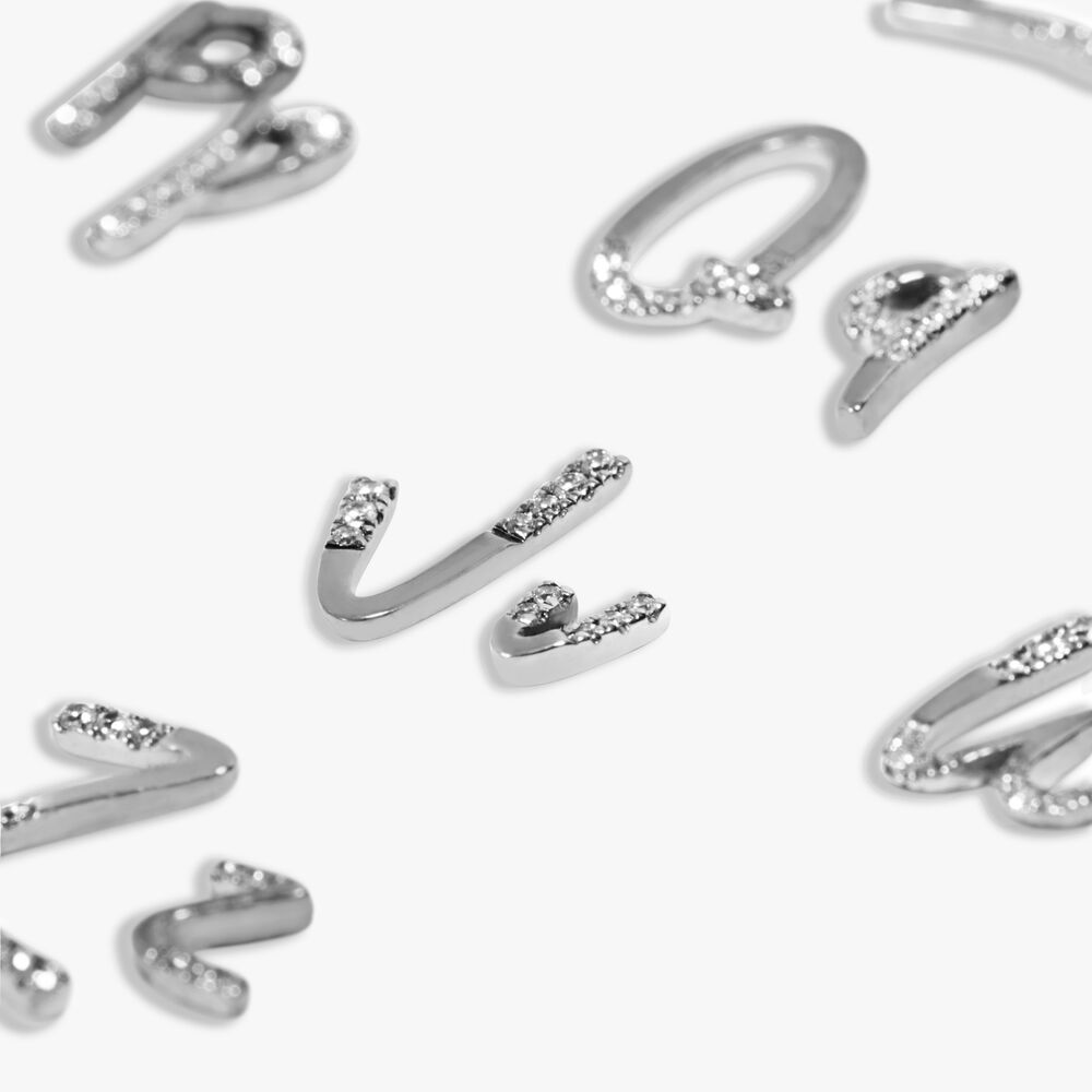 Chain Letters 18ct White Gold Diamond Personalised Bracelet | Annoushka jewelley