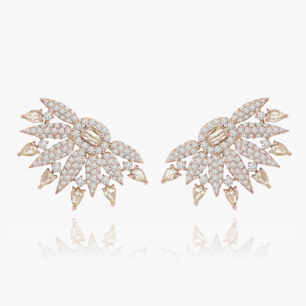 Sutra Diamond Fan Earrings | Annoushka jewelley