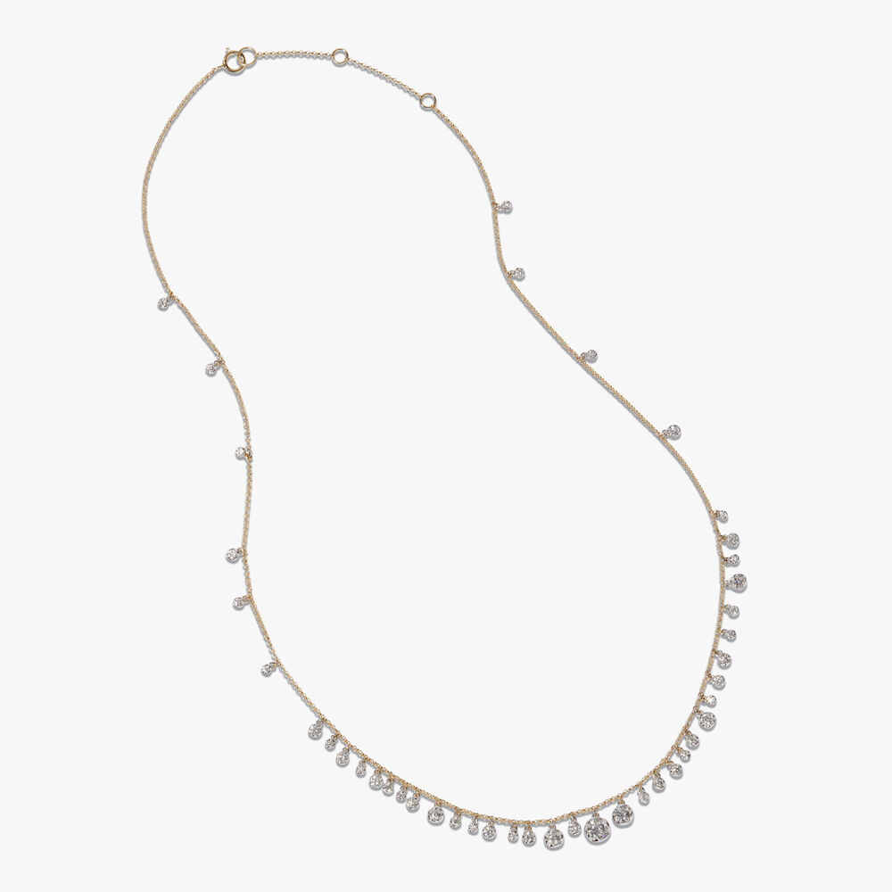 Marguerite 18ct Yellow Gold Diamond Necklace | Annoushka jewelley