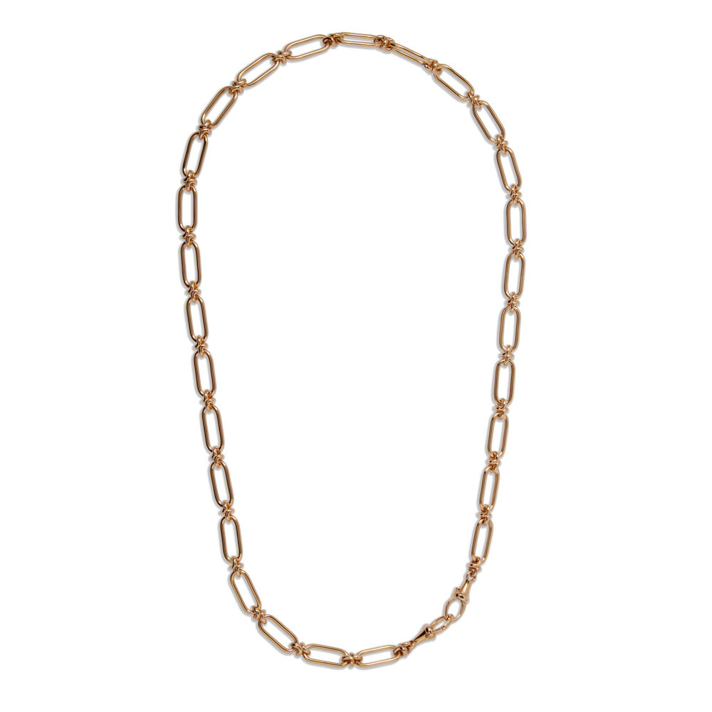 Knuckle 14ct Yellow Gold Bold Chain Necklace | Annoushka jewelley