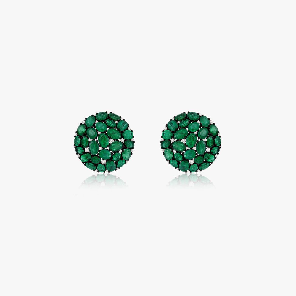 Sutra Emerald Earrings | Annoushka jewelley