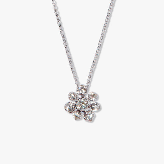 Marguerite 18ct White Gold Diamond Large Necklace