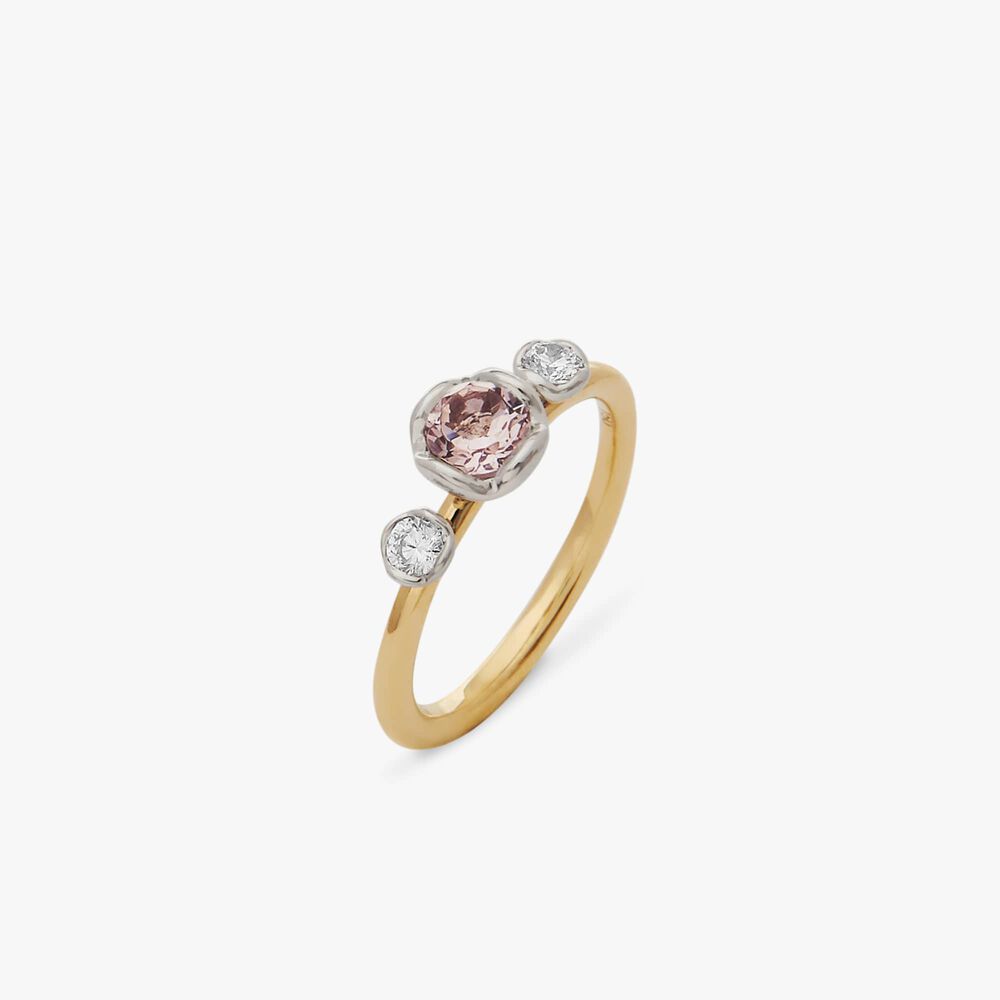 Marguerite 18ct Morganite & Diamond Engagement Ring — Annoushka UK
