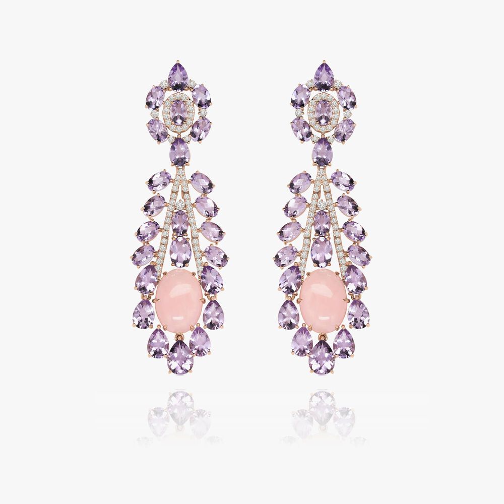 Sutra Amethyst Opal Earrings | Annoushka jewelley