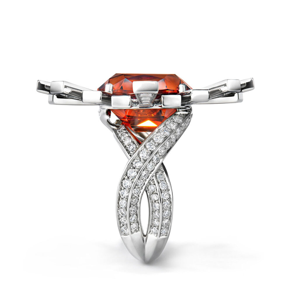 Atelier Spitaleri Sun Platinum Spessartite Garnet & Diamond Ring | Annoushka jewelley