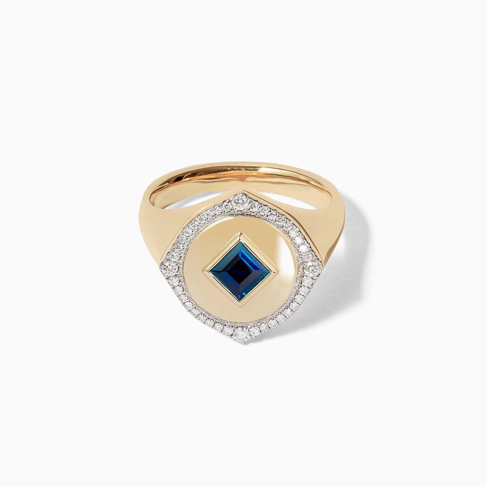 Lovelocket 18ct Gold Sapphire September Birthstone Ring | Annoushka jewelley