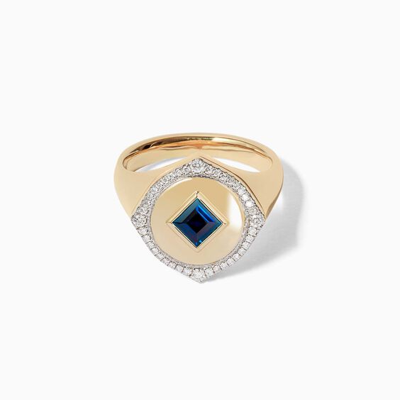 Lovelocket 18ct Gold Sapphire September Birthstone Ring