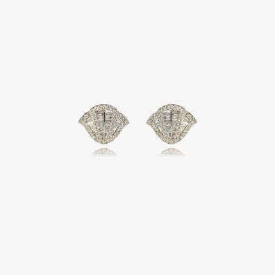 Flamenco 18ct White Gold 0 72 Ct Diamond Stud Earrings Annoushka