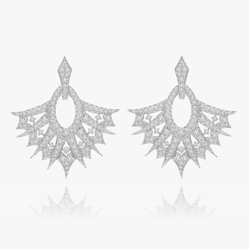 Sutra Diamond Drop Earrings | Annoushka jewelley