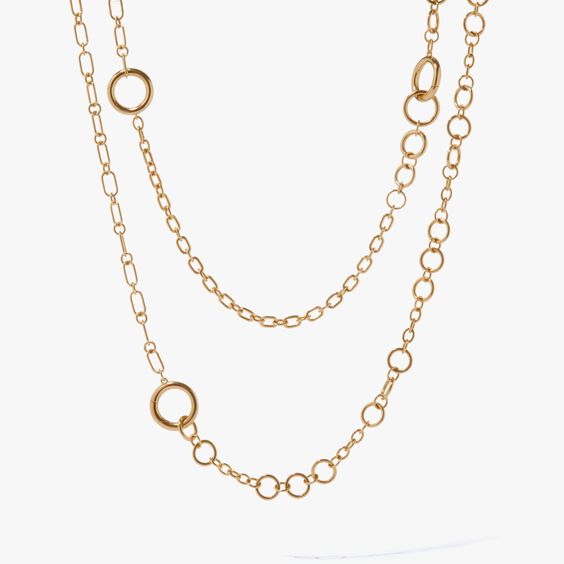 18ct Gold Biography Chain