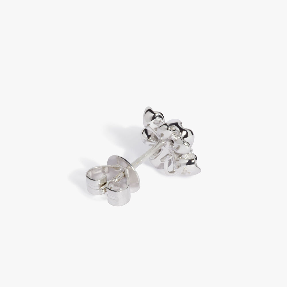 Marguerite 18ct White Gold Large Diamond Stud Earrings | Annoushka jewelley