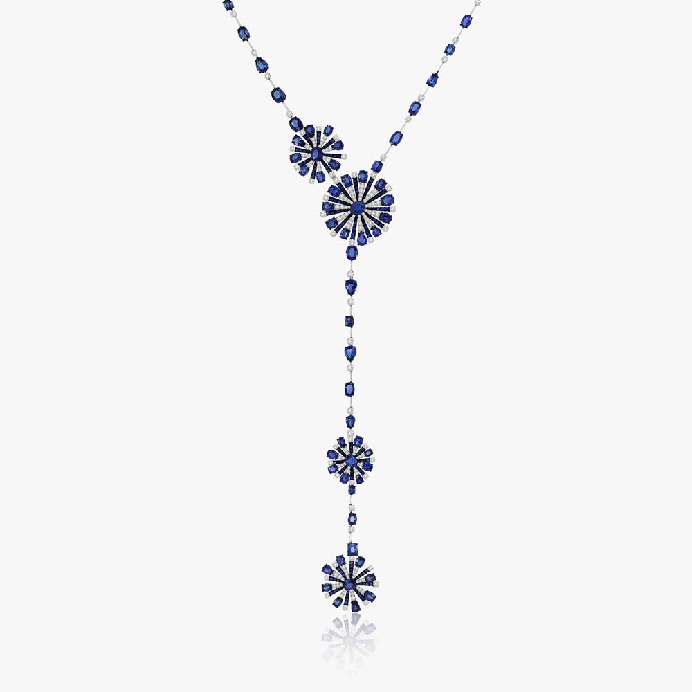 Sutra Sapphire & Diamond Necklace | Annoushka jewelley