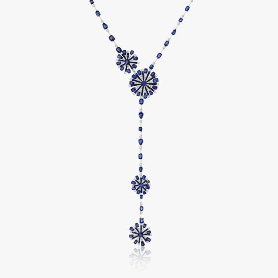 Sutra Sapphire & Diamond Necklace