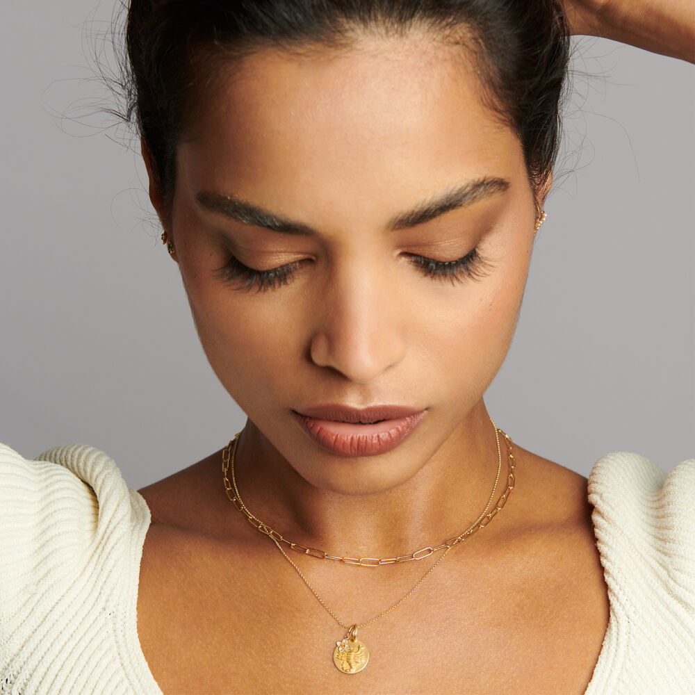 Gold Scorpio & Citrine November Birthstone Necklace | Annoushka jewelley