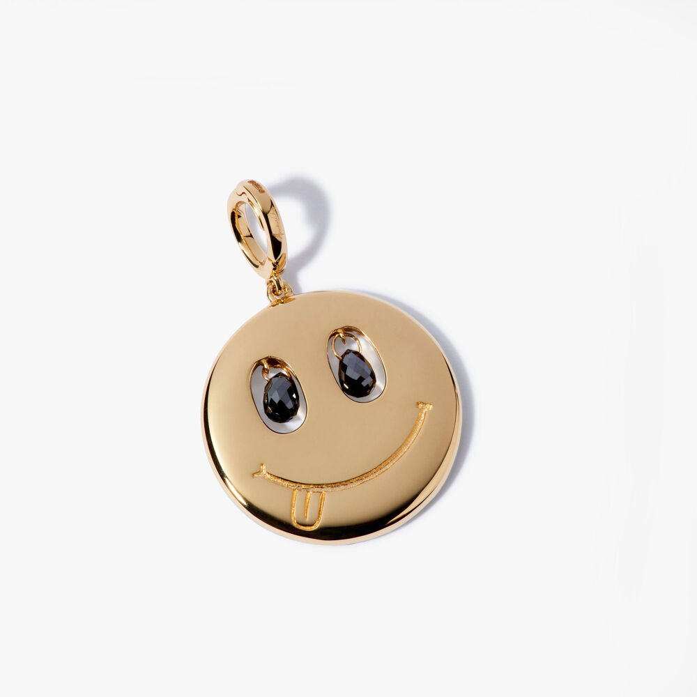 Mythology 18ct Gold Yellow Sapphire Smiley Face Chunky Necklace | Annoushka jewelley