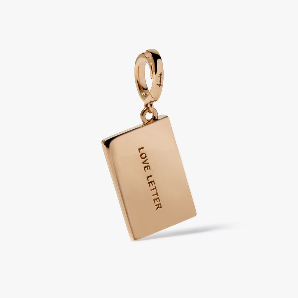 Annoushka x The Vampire's Wife 18ct Yellow Gold Letter Charm Pendant | Annoushka jewelley