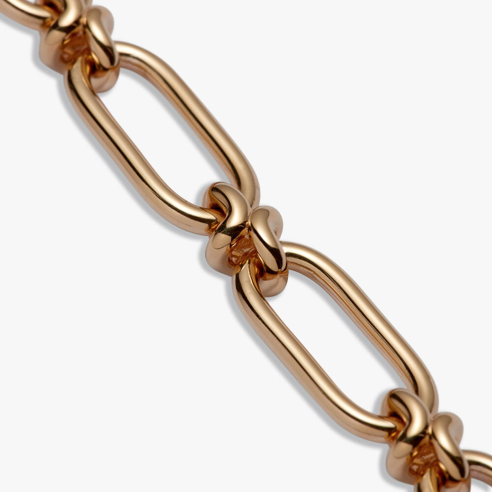 Knuckle 14ct Yellow Gold Heavy Link Chain | Annoushka jewelley