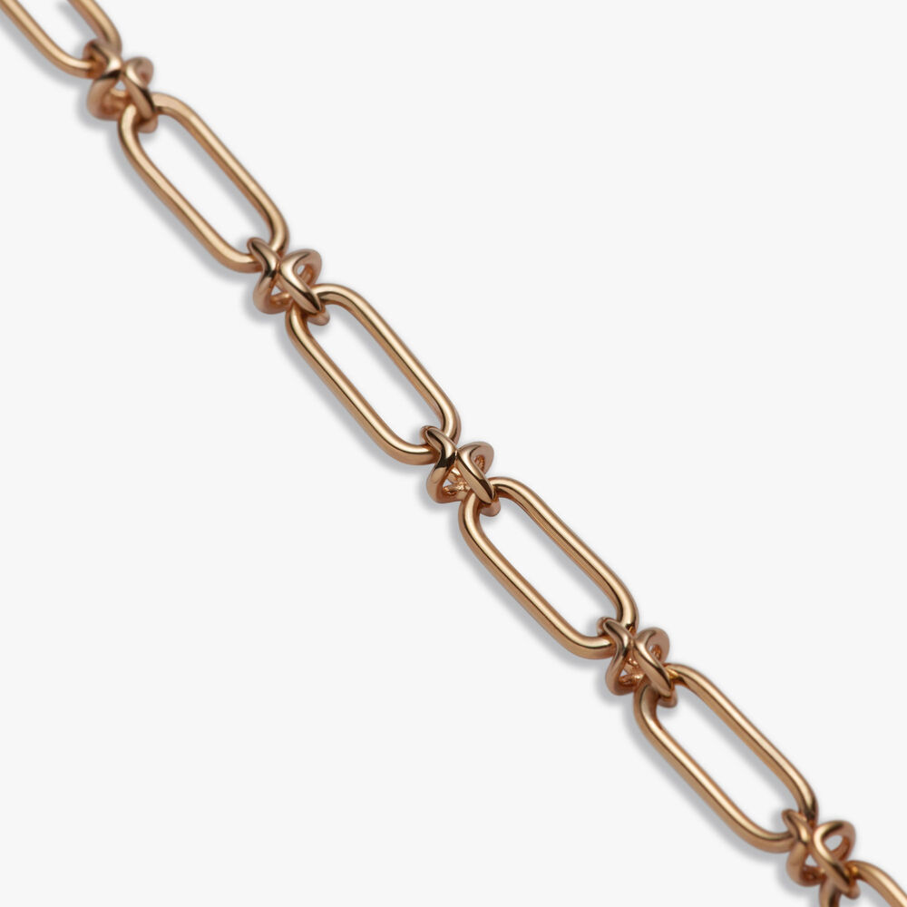 Knuckle 14ct Yellow Gold Classic Chain Bracelet | Annoushka jewelley