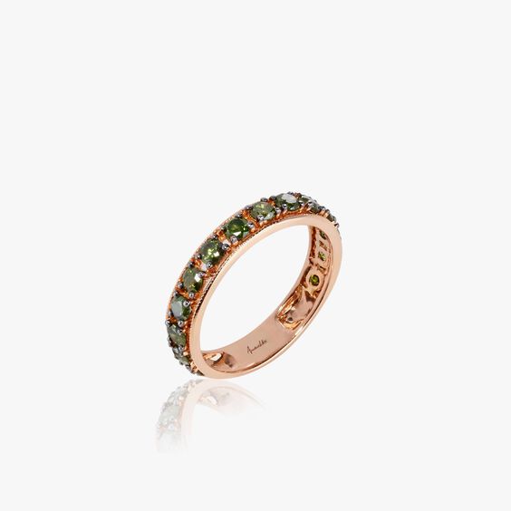 Dusty Diamonds 18ct Rose Gold Eternity Ring | Annoushka jewelley