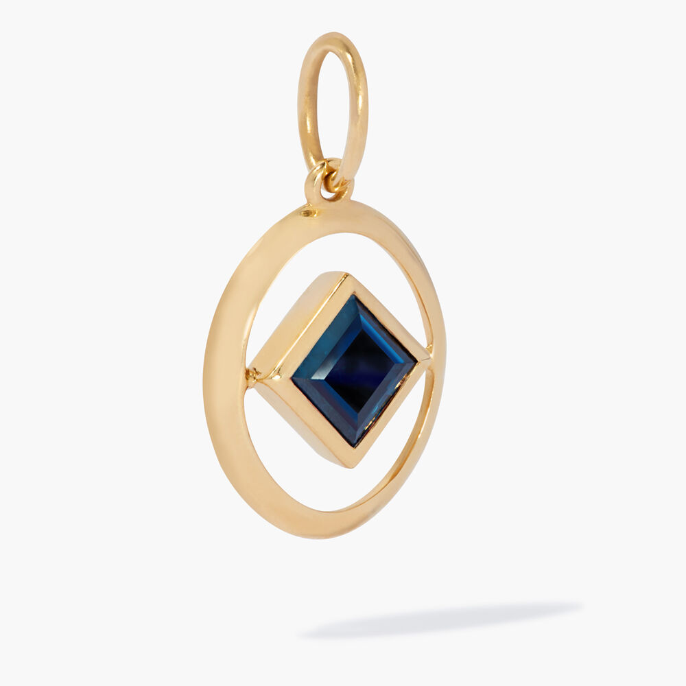 14ct Yellow Gold Sapphire September Birthstone Necklace | Annoushka jewelley