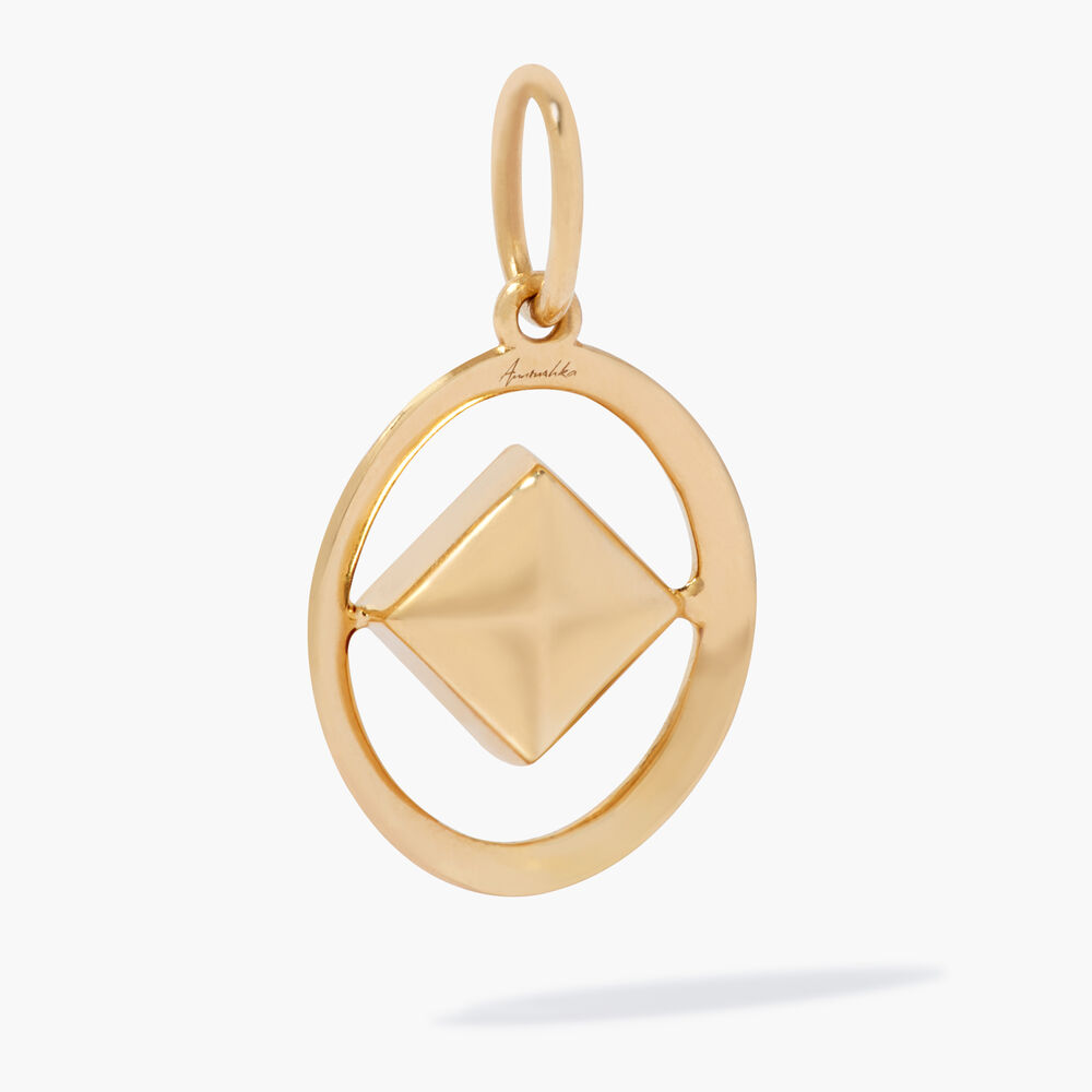 14ct Yellow Gold Diamond April Birthstone Necklace | Annoushka jewelley