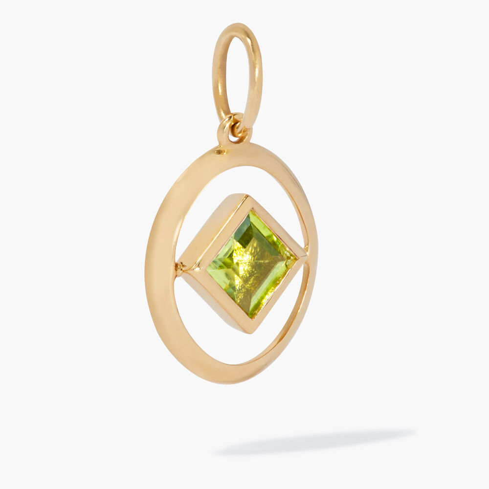 14ct Yellow Gold Peridot August Birthstone Necklace | Annoushka jewelley