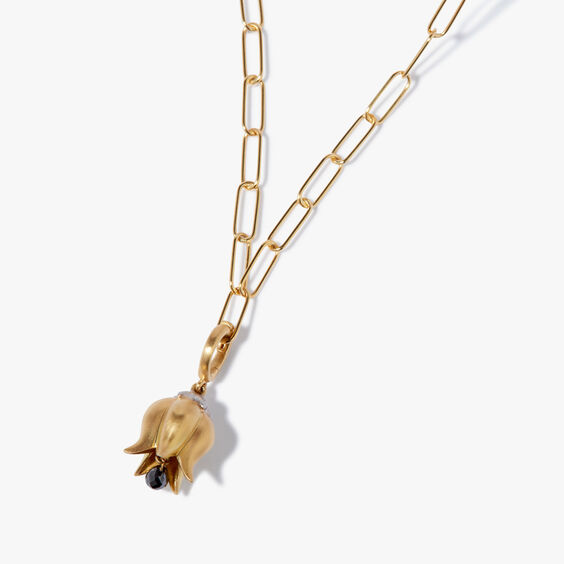 Tulips 18ct Yellow Gold Necklace
