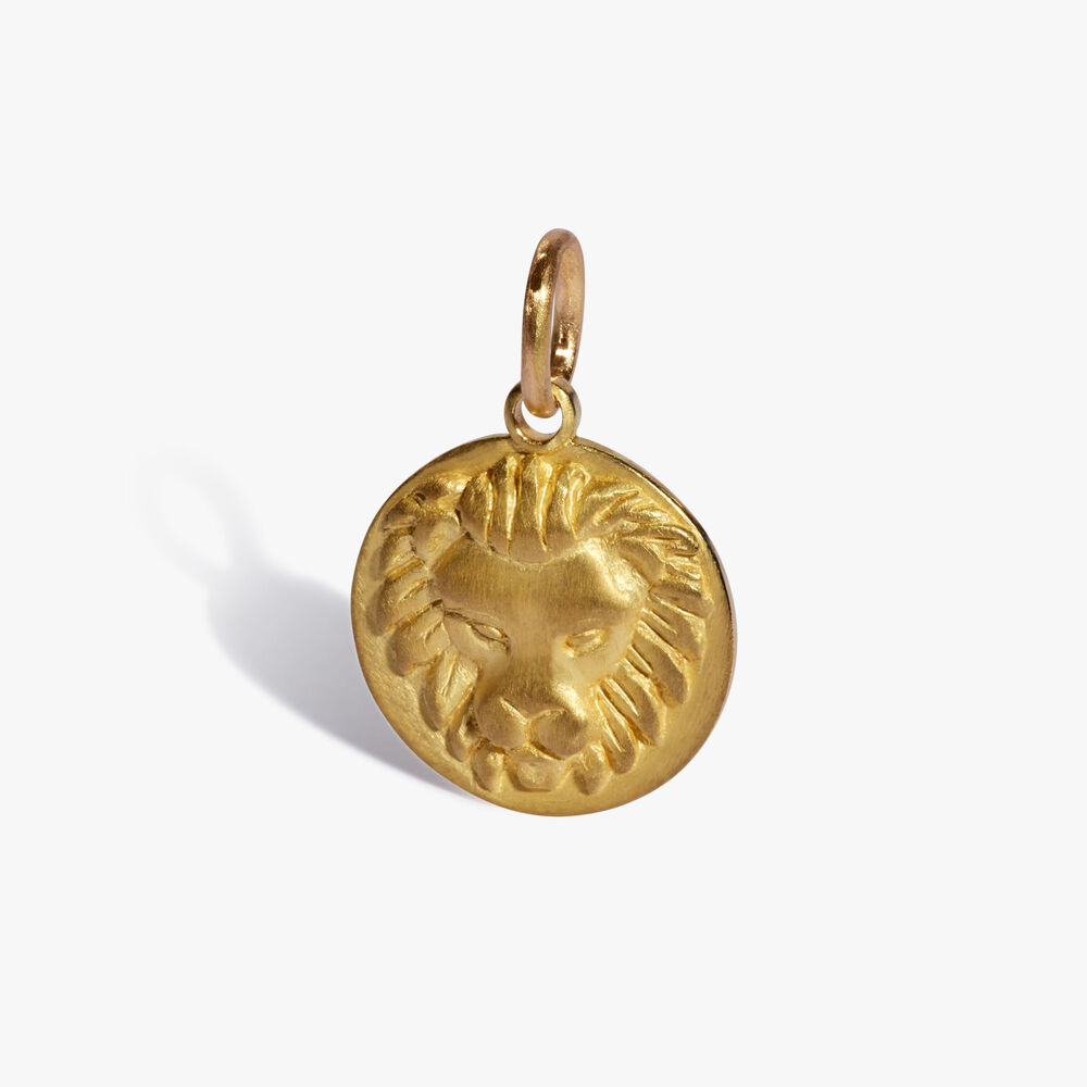 Zodiac 18ct Yellow Gold Leo Pendant | Annoushka jewelley