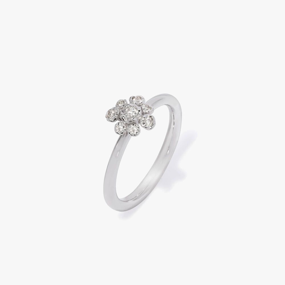 Marguerite 18ct White Gold Diamond Ring | Annoushka jewelley