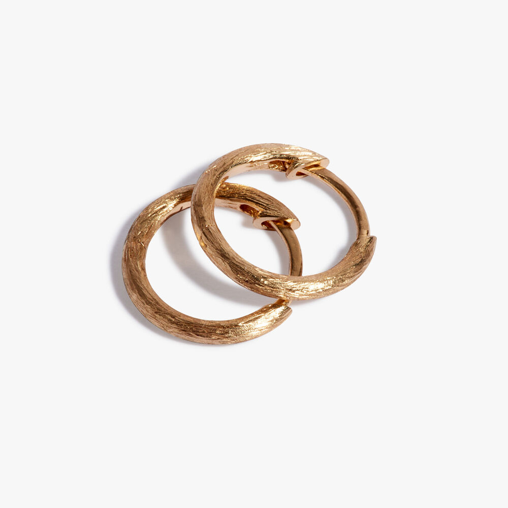 Hoopla 18ct Yellow Gold Small Hoop Earrings | Annoushka jewelley