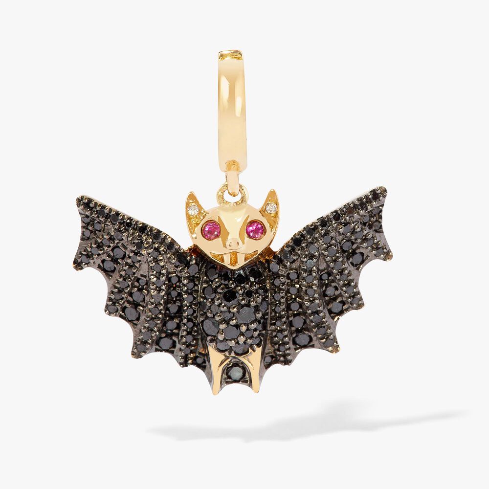 Mythology 18ct Yellow Gold Bat Charm Pendant | Annoushka jewelley