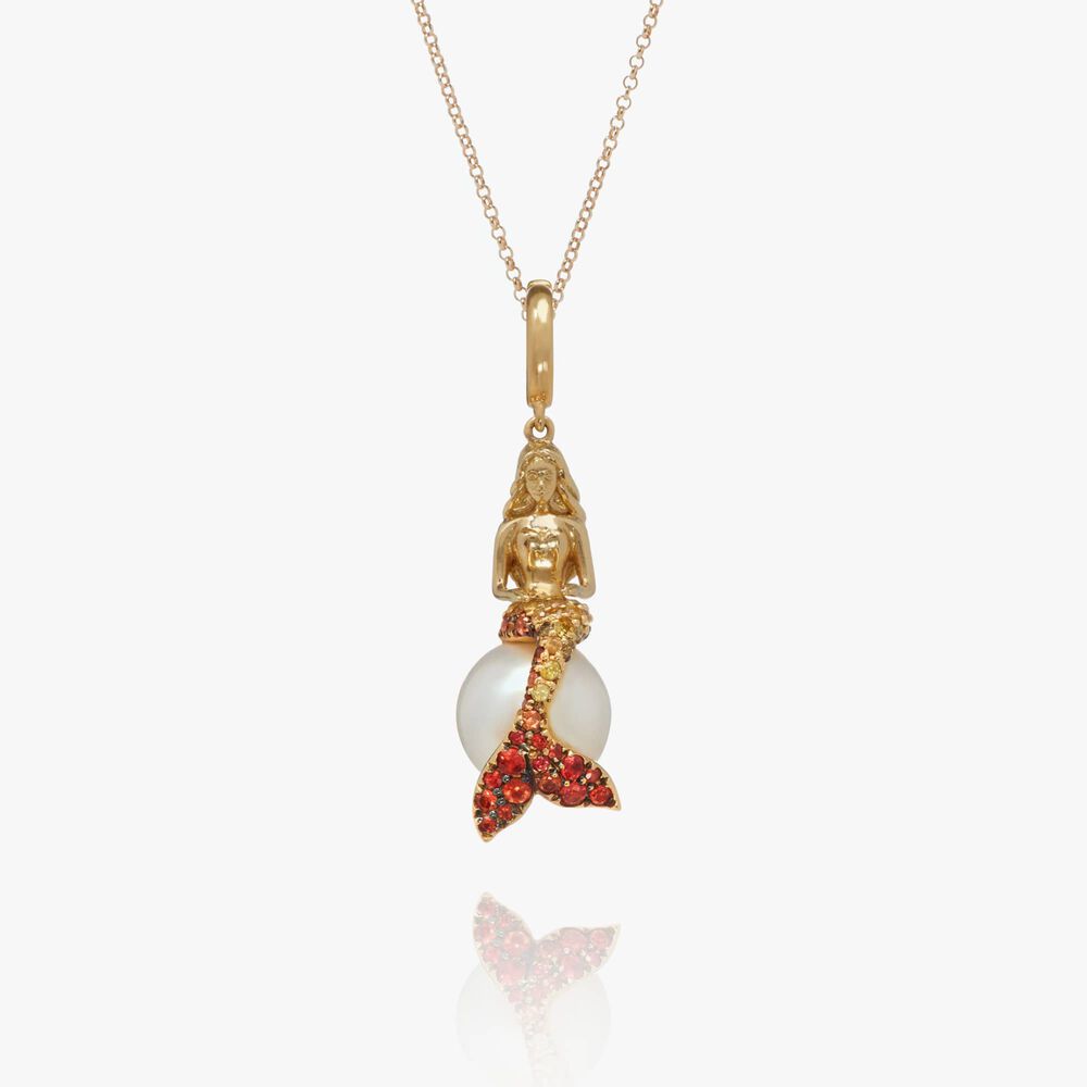 18ct Gold Sapphire Mermaids Necklace | Annoushka jewelley
