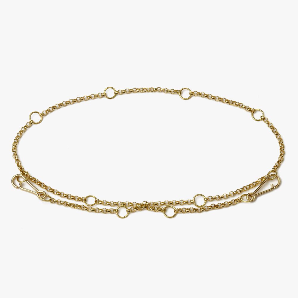 Hoopla 18ct Gold Bracelet Chain | Annoushka jewelley