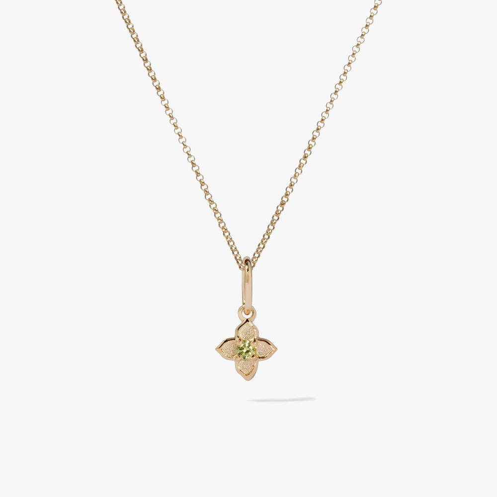 Tokens 14ct Gold Peridot Necklace | Annoushka jewelley