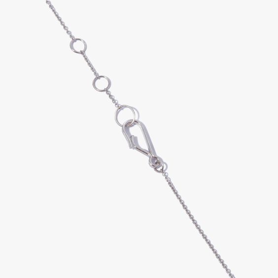 Love Diamonds 18ct White Gold Diamond Lunar Necklace | Annoushka jewelley