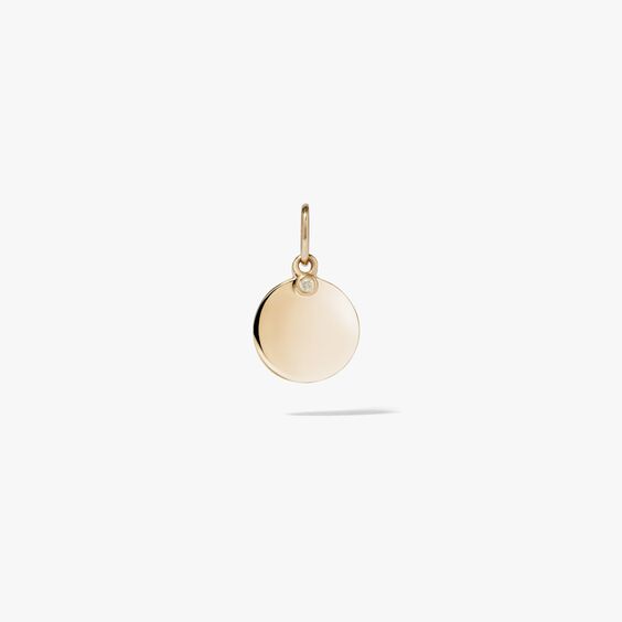 Tokens 14ct Yellow Gold Small Disc Pendant