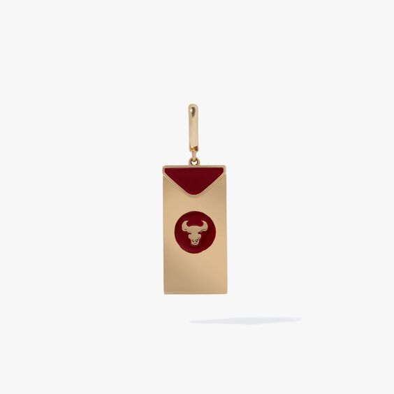 Mythology 18ct Gold Red Envelope Ox Charm | Annoushka jewelley