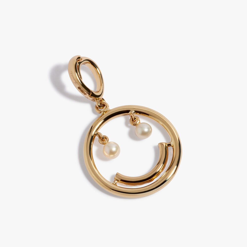 18ct Yellow Gold Happy Charm Necklace | Annoushka jewelley