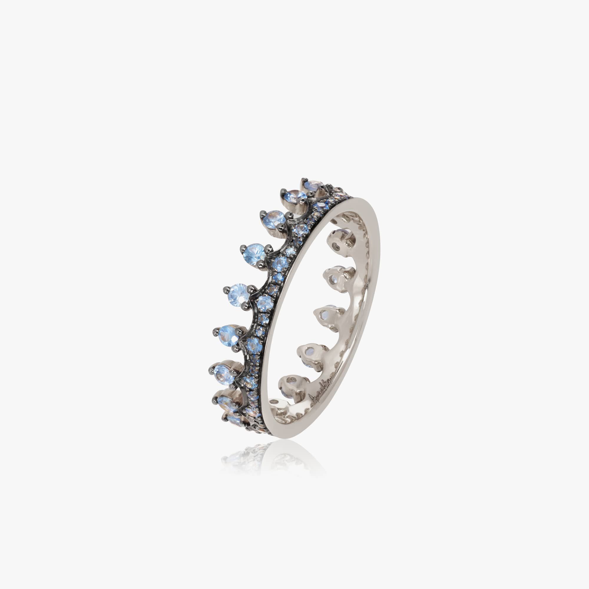 18ct White Gold Sapphire Ring | canoeracing.org.uk